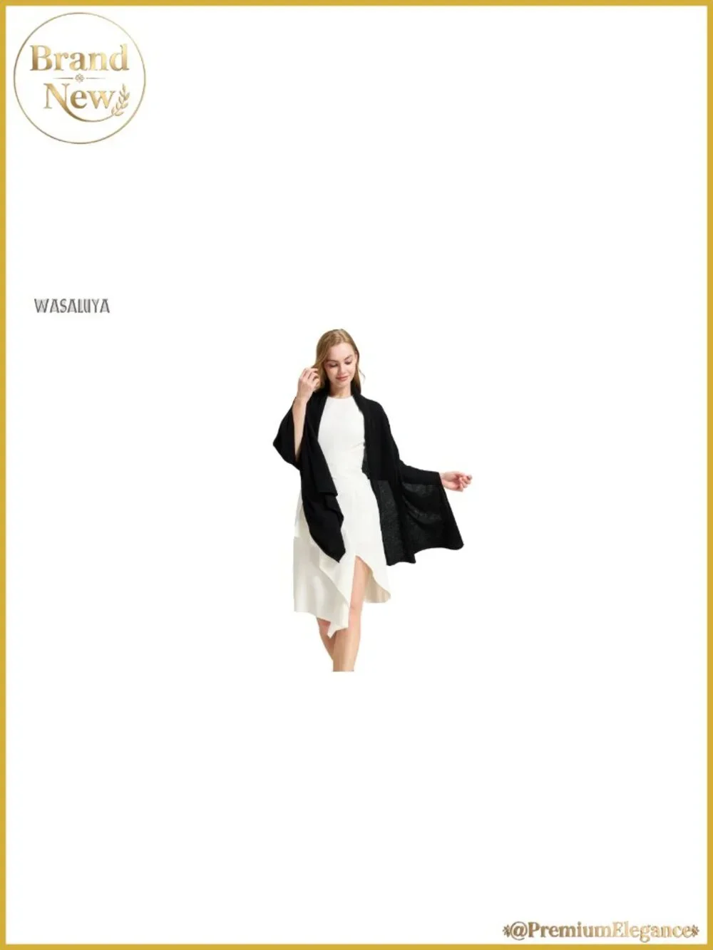 100% Cashmere Shawl Wrap Lightweight Travel Scarf All Seasons Gift Box